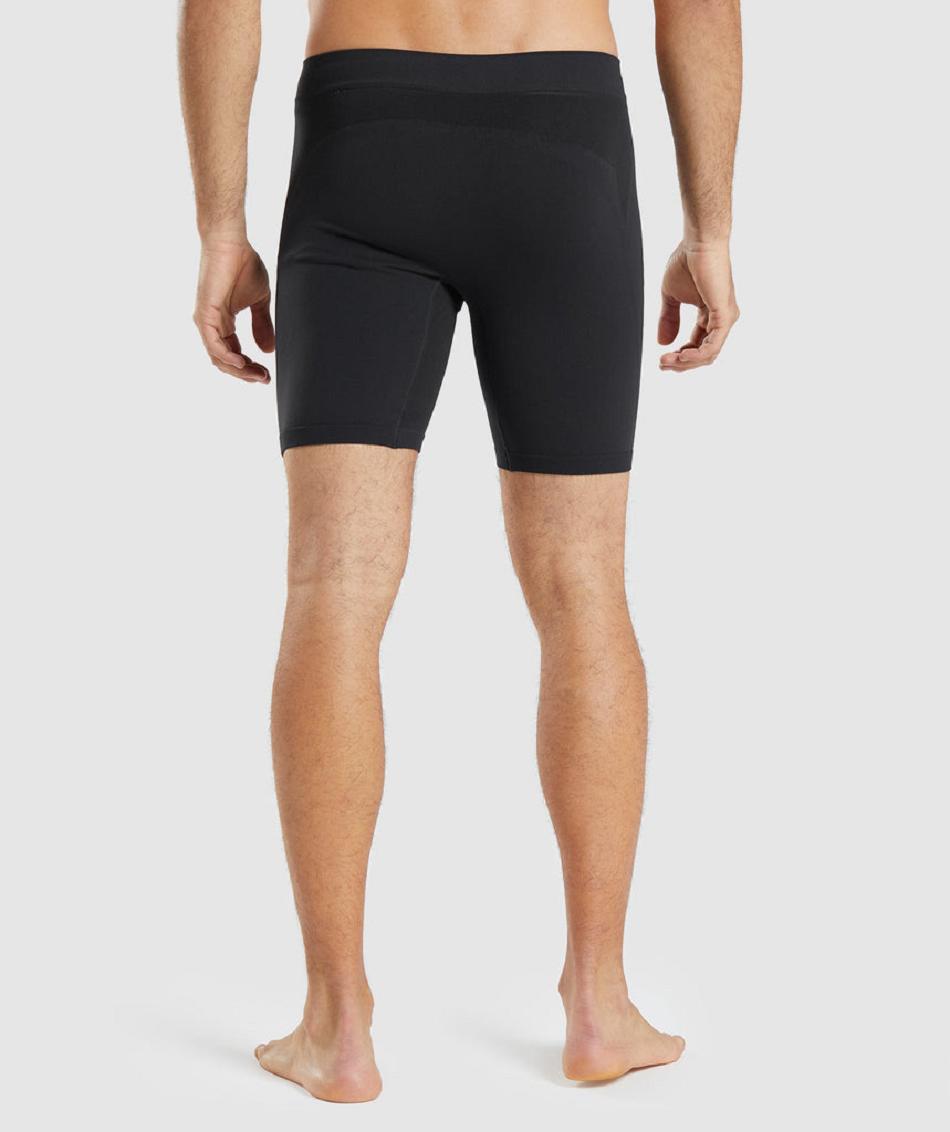 Boxer Gymshark Híbrido Boxer Hombre Negras Gris Claro | CO 3914WNB